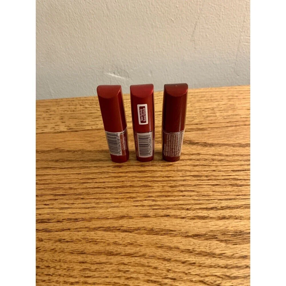 (3) Maybelline Moist Xtreme Lip Bitten Plum C435 Praline G75 Plum Sable 310 SET